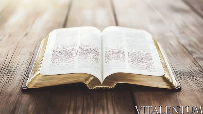 Illuminated Scripture on Wood Surface Illuminated Scripture on Wood Surface