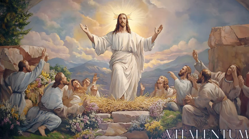 Sacred Ascension Painting