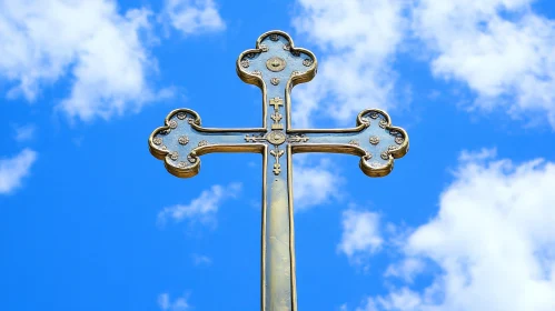 Faith Symbol in Sky