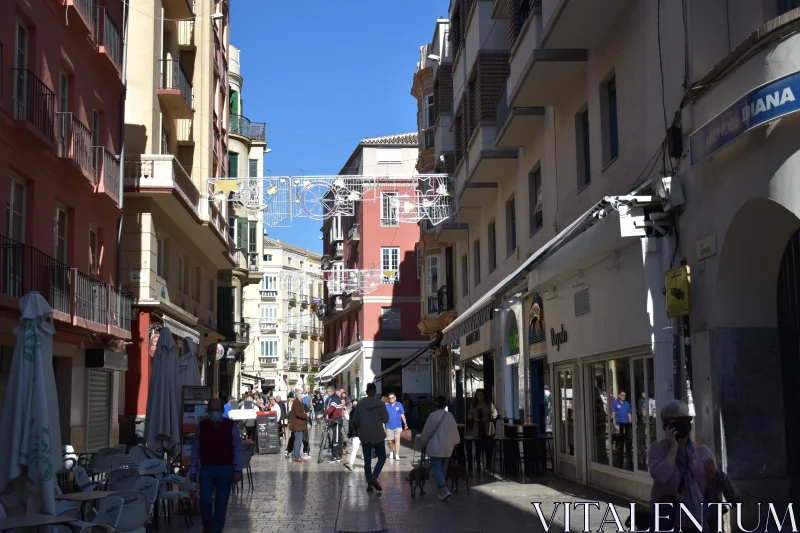 PHOTO Vibrant Cityscape of Malaga's Streets