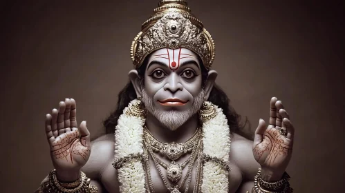 Divine Hanuman Statue