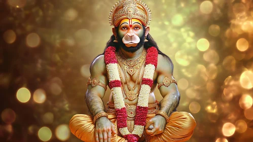 Mythological Deity with Monkey-like Face