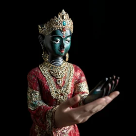 Ornate Traditional Statue with Intricate Details