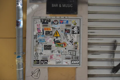 Sticker-Covered Urban Board