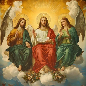 Heavenly Gathering of Angels