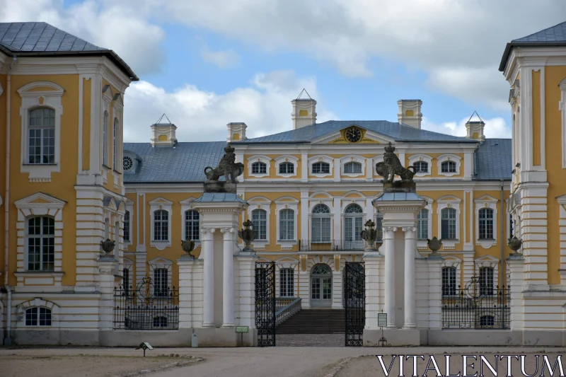 Latvia's Rundale Palace Free Stock Photo