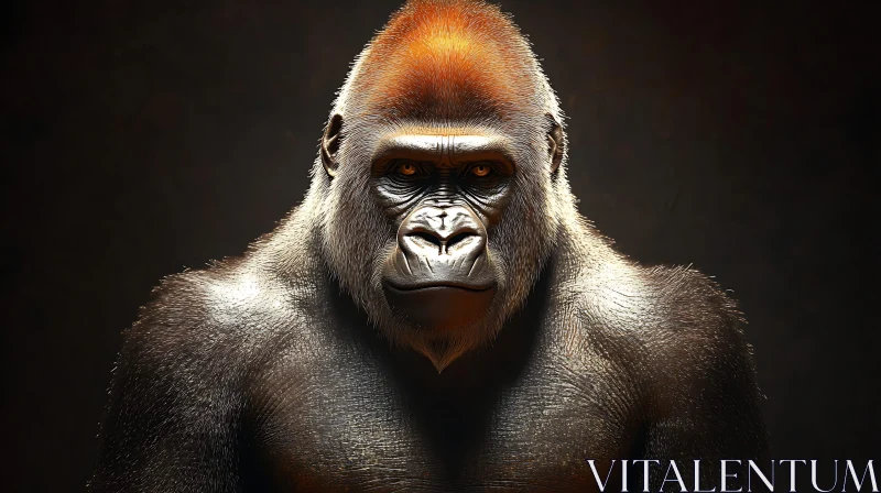 Gorilla Majesty AI Image