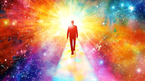Journey Through a Vivid Cosmic Path