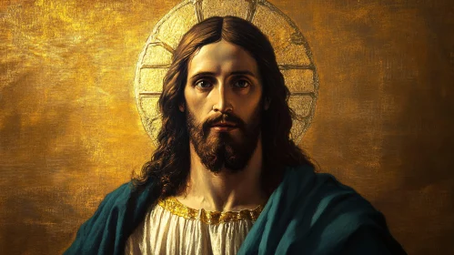 Religious Painting of Jesus Christ