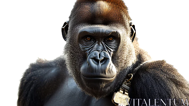 Gorilla Animal Profile AI Image