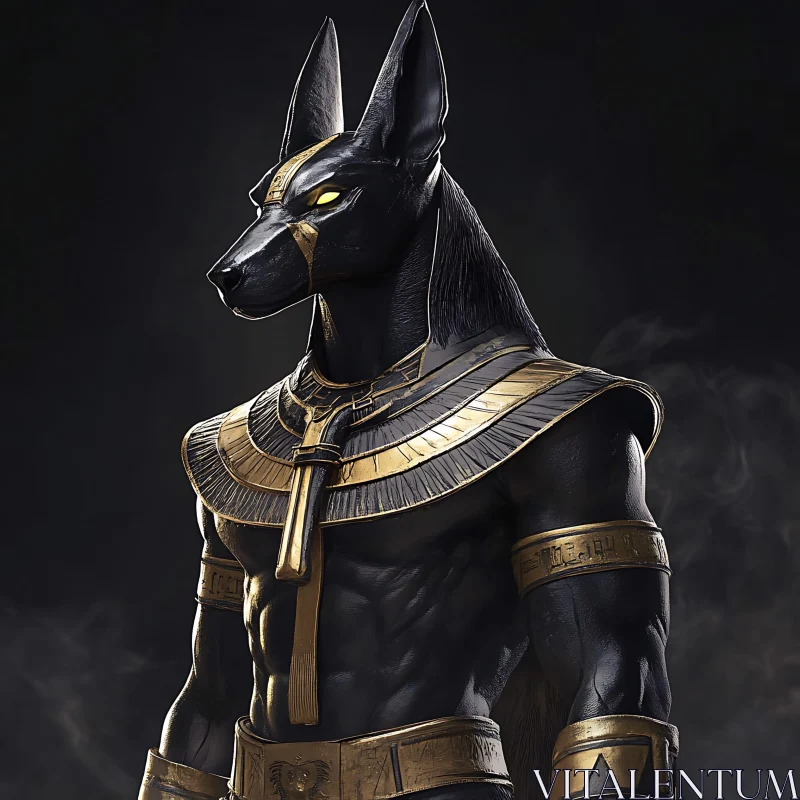 Anubis: Guardian of the Underworld AI Image