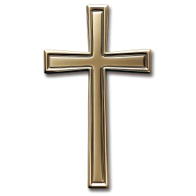 Elegant Gold Cross Symbol