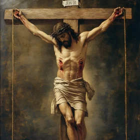 Crucifixion Scene: Symbol of Suffering and Redemption