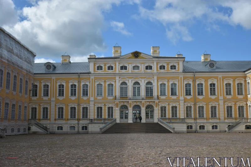 Rundale Palace: A Baroque Masterpiece Free Stock Photo