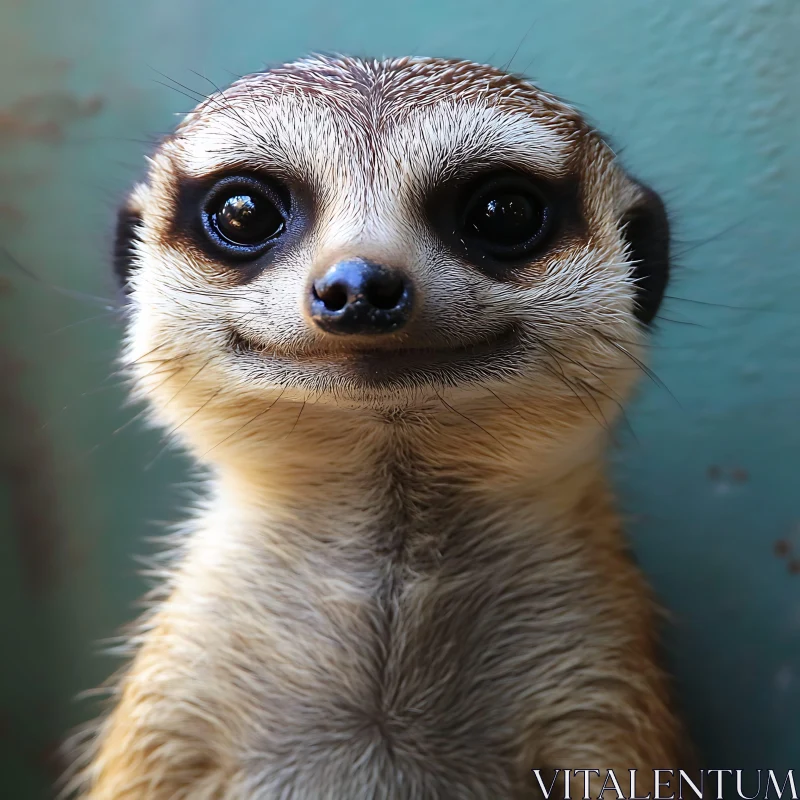 Detailed Meerkat Portrait