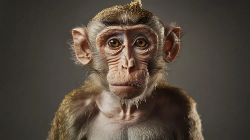 Close-Up Monkey Portrait