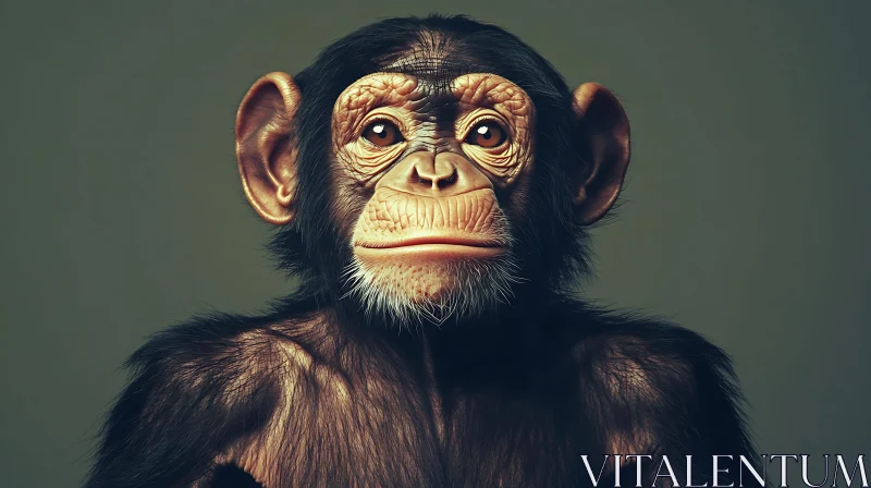 AI ART Highly Detailed Monkey Portrait