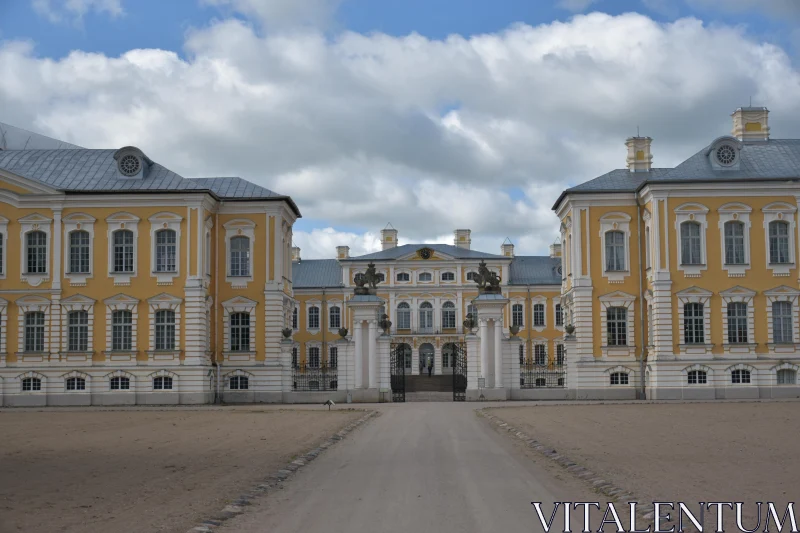 Rundale Palace: A Baroque Masterpiece Free Stock Photo