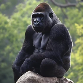 Gorilla in Natural Habitat