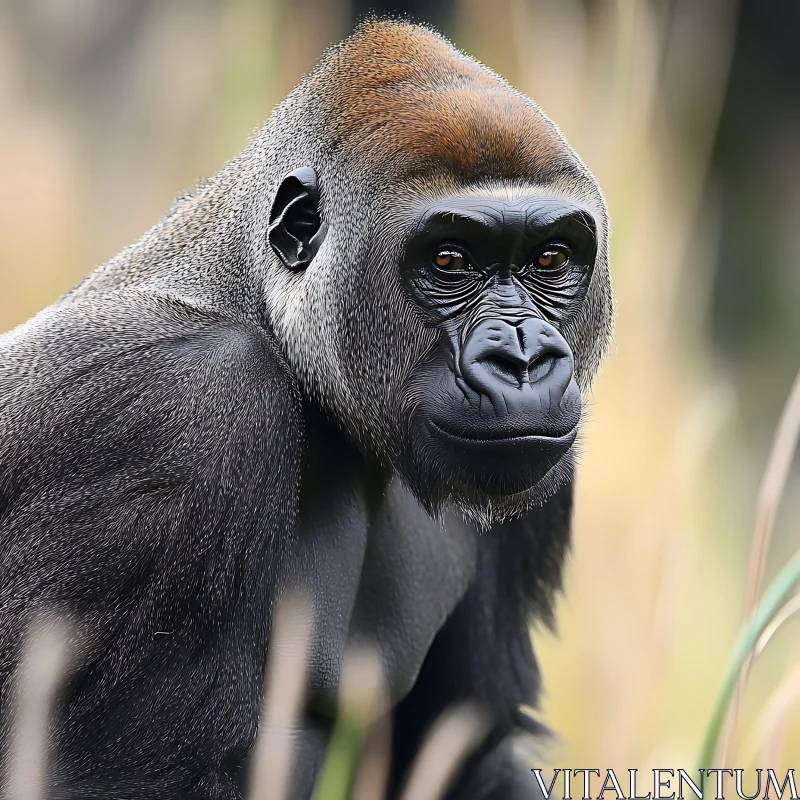 AI ART Majestic Gorilla in the Wild