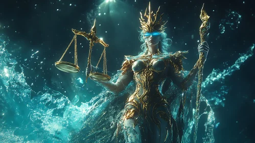 Mystical Underwater Justice Warrior