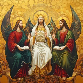 Three Angels in Spiritual Harmony