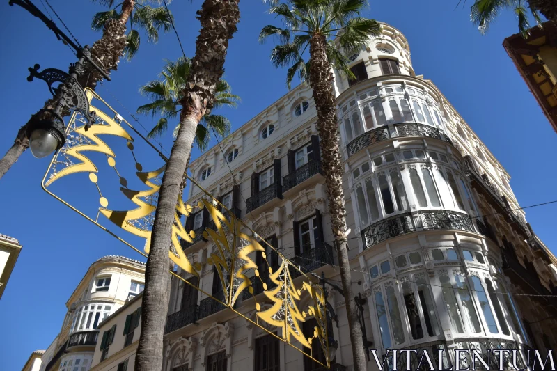 Málaga's Architectural Splendor Free Stock Photo