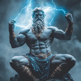 Mythological God Empowered with Lightning