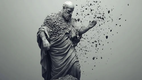 Disintegrating Classical Sculpture from the Ancient World