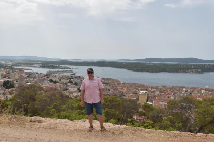 Overlooking Sibenik's Scenic Harbor