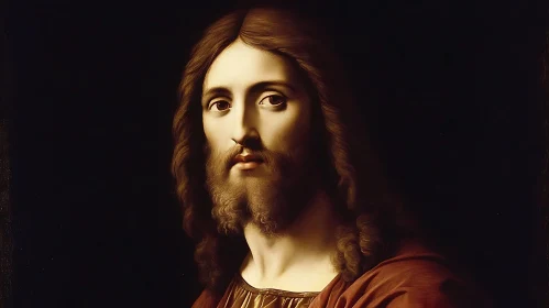 Jesus Christ Portrait Painting