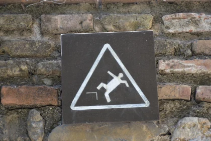 Warning Sign Depicting Danger