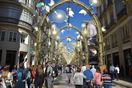 Golden Archways Welcoming in Malaga