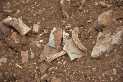 Buried Pottery Artifacts