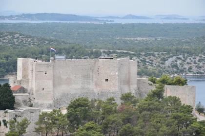 Historic Fortress in a Serene Croatian Setting