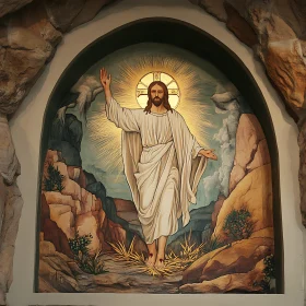 Ancient Religious Fresco Art