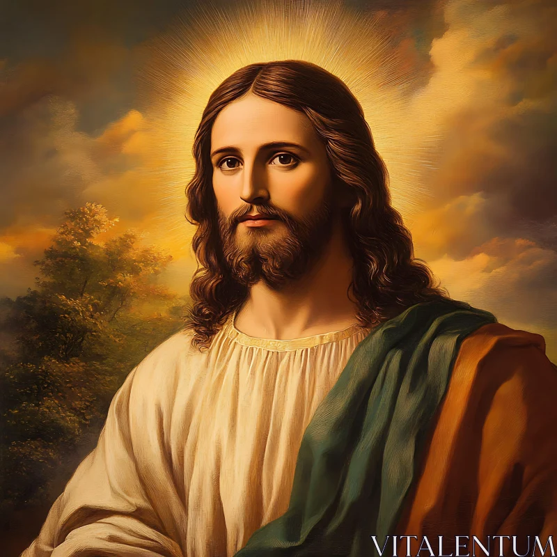 AI ART Serene Depiction of Jesus Christ