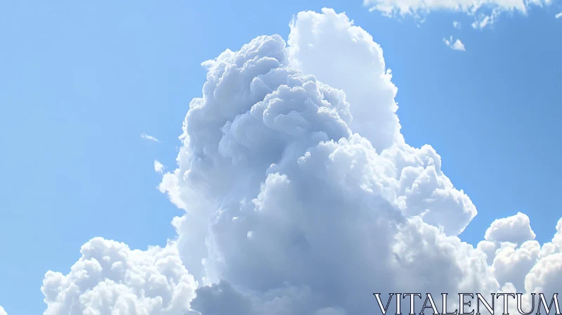 Breathtaking Sky with Towering Cumulus Clouds AI Image