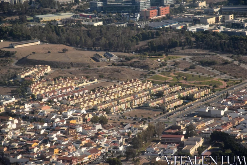 City Outskirts Housing Development Free Stock Photo