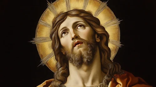 Religious Portrait of Jesus