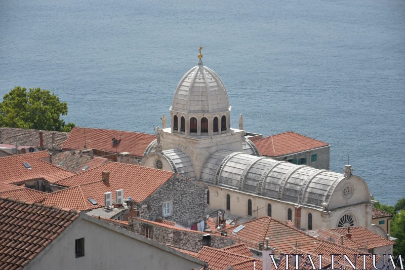 PHOTO Cathedral and Sea View in Croatia