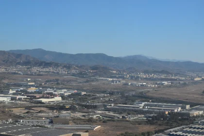 Malaga Panorama with Mountains