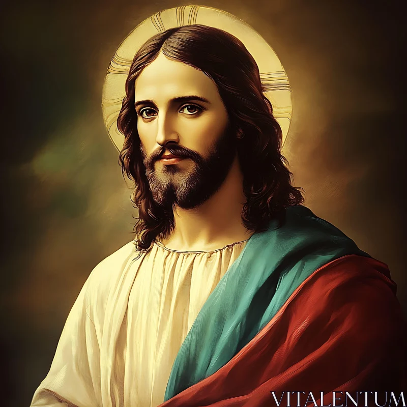 AI ART Jesus Christ Religious Image