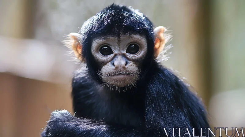 Portrait of a Young Monkey