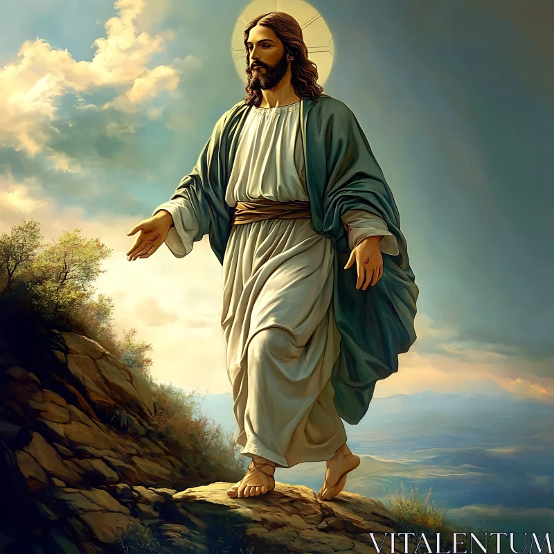 AI ART Divine Image of Jesus