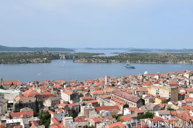 PHOTO Croatian Coastal Town and Sea