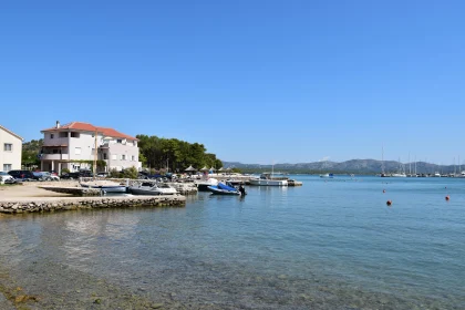 Tranquil Harbor with Boats