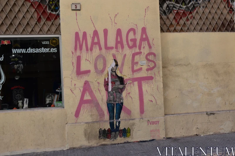 PHOTO Street Art Tribute in Malaga