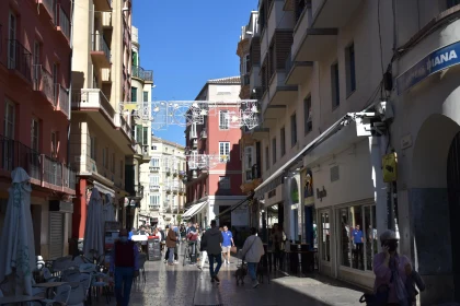 Vibrant Cityscape of Malaga's Streets