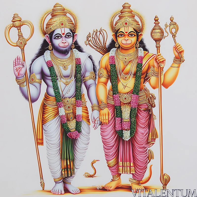 Artistic Representation of Hindu Gods Artistic Representation of Hindu Gods